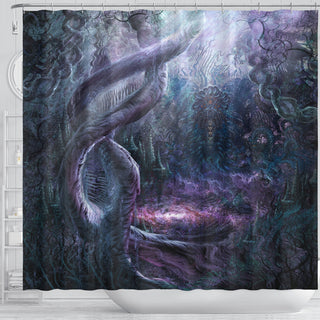 Fractal Cthylla | Shower Curtain | POLARIS