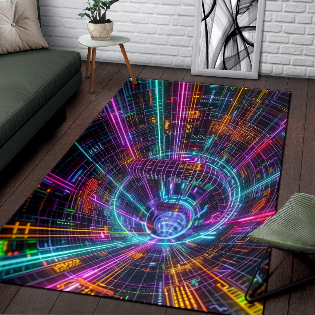 WORMHOLE RUG | ACIDMATH AI