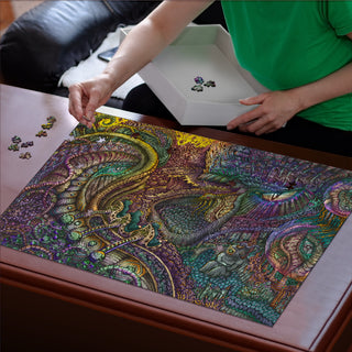 🌌🌀 The Dream that Ate Itself | Wooden Jigsaw Puzzle | POLARIS