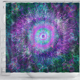 Rune Warp | Shower Curtain | POLARIS