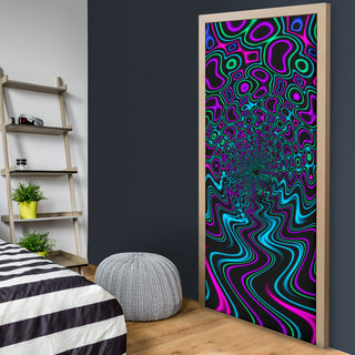 Fractal River Door Sock | Psychedelic Pour House