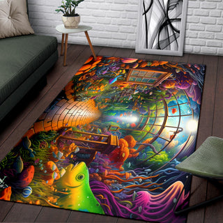 BIODIVERSITY ROOM RUG | ACIDMATH AI