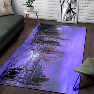 PURPLE SNOW RUG | HUBERT S