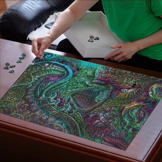 🌌🌀 The Dream that Ate Itself | Wooden Jigsaw Puzzle | POLARIS