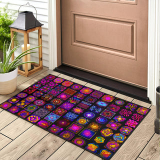 CHAKRAH MANDALA DOOR MAT | ACIDMATH AI