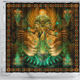 The Golden Goddess | Shower Curtain | POLARIS