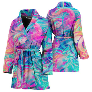 IN THE CLOUDS WOMENS BATH ROBE | ARTDESIGNWORKS