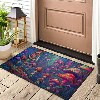 LITTLE FRIENDS DOOR MAT | ACIDMATH AI