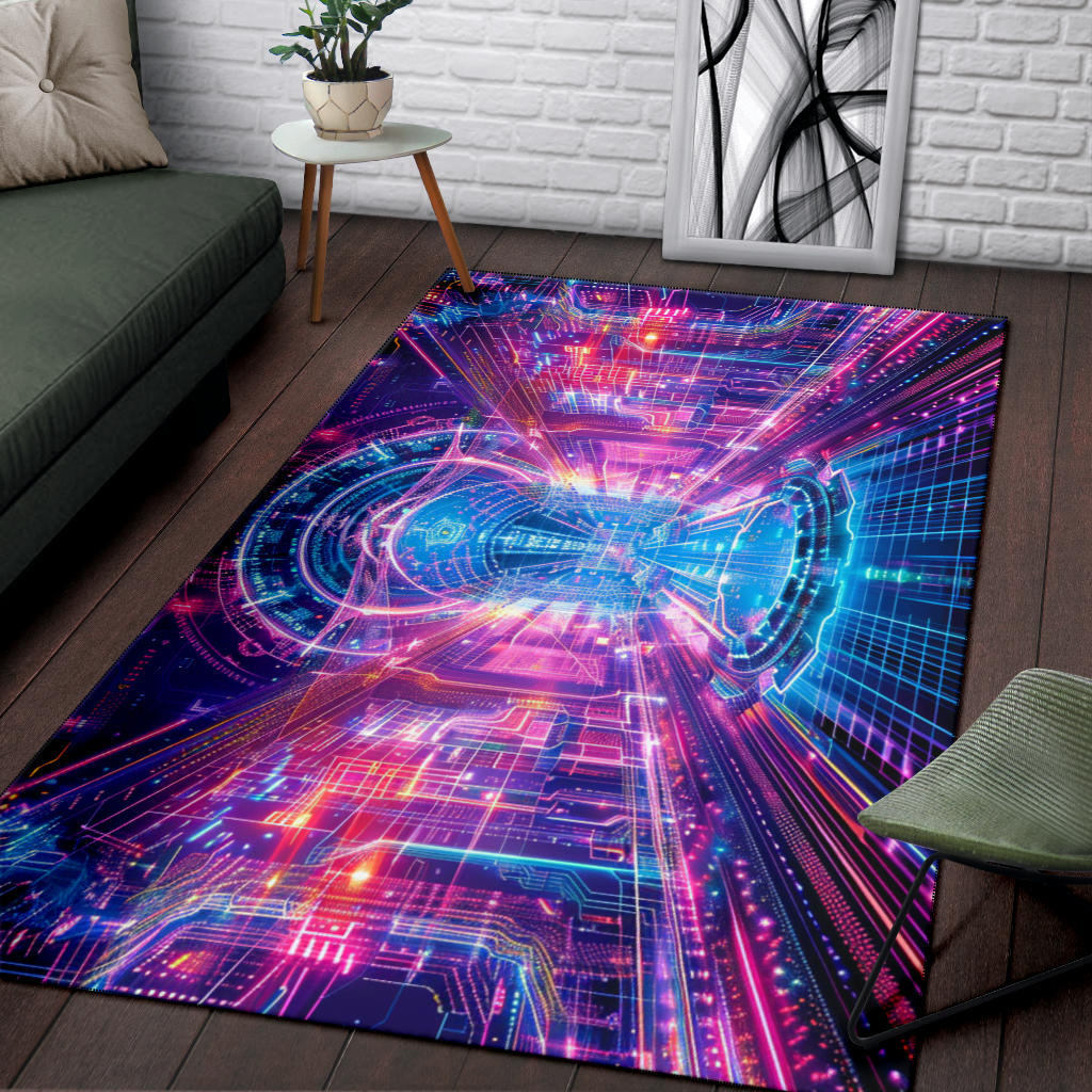 ROOM SYMMETRY RUG | ACIDMATH AI