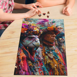 SHAMAN WORLD PUZZLE | ACIDMATH AI