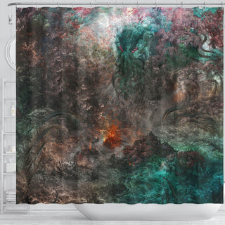 Fractal Cthulhu | Shower Curtain | POLARIS
