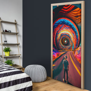 LONELY ROAD DOOR SOCK | ACIDMATH AI