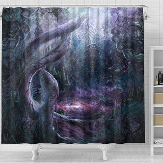 Fractal Cthylla | Shower Curtain | POLARIS