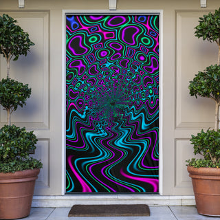 Fractal River Door Sock | Psychedelic Pour House