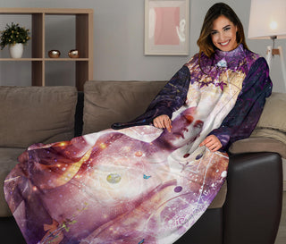 CONNECTED TO SOURCE ADULT SLEEVE BLANKET | CAMERON GRAY