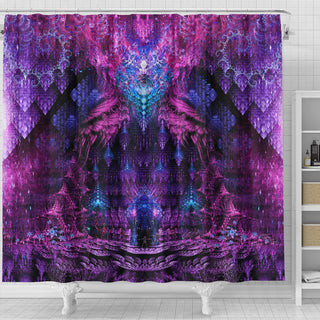 Seedkeeper's Vault - Purple | Shower Curtain | POLARIS
