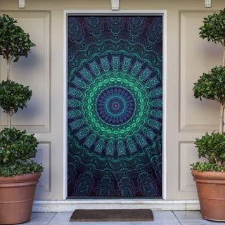 GREEN MANDALA DOOR SOCK | CAMERON GRAY