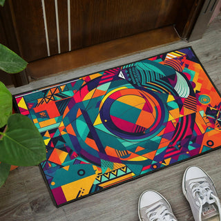 CIRCLES DOOR MAT | ACIDMATH AI