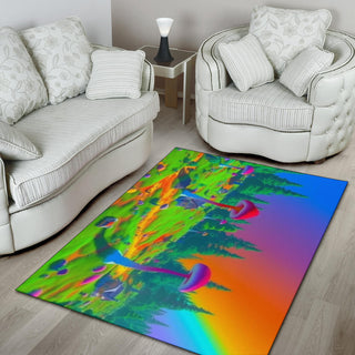 MUSHROOM MORNING RUG | ACIDMATH AI