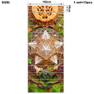 EARTH DRAGON STAIR STICKERS | LIGHT WIZARD