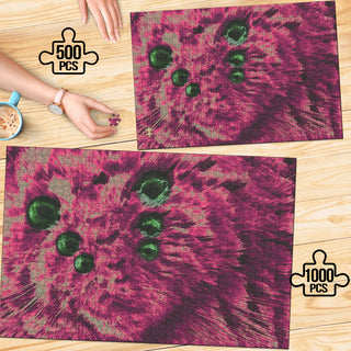 When The Catnip Hits | Horizontal Puzzle | Makroverset