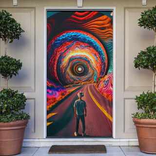 LONELY ROAD DOOR SOCK | ACIDMATH AI