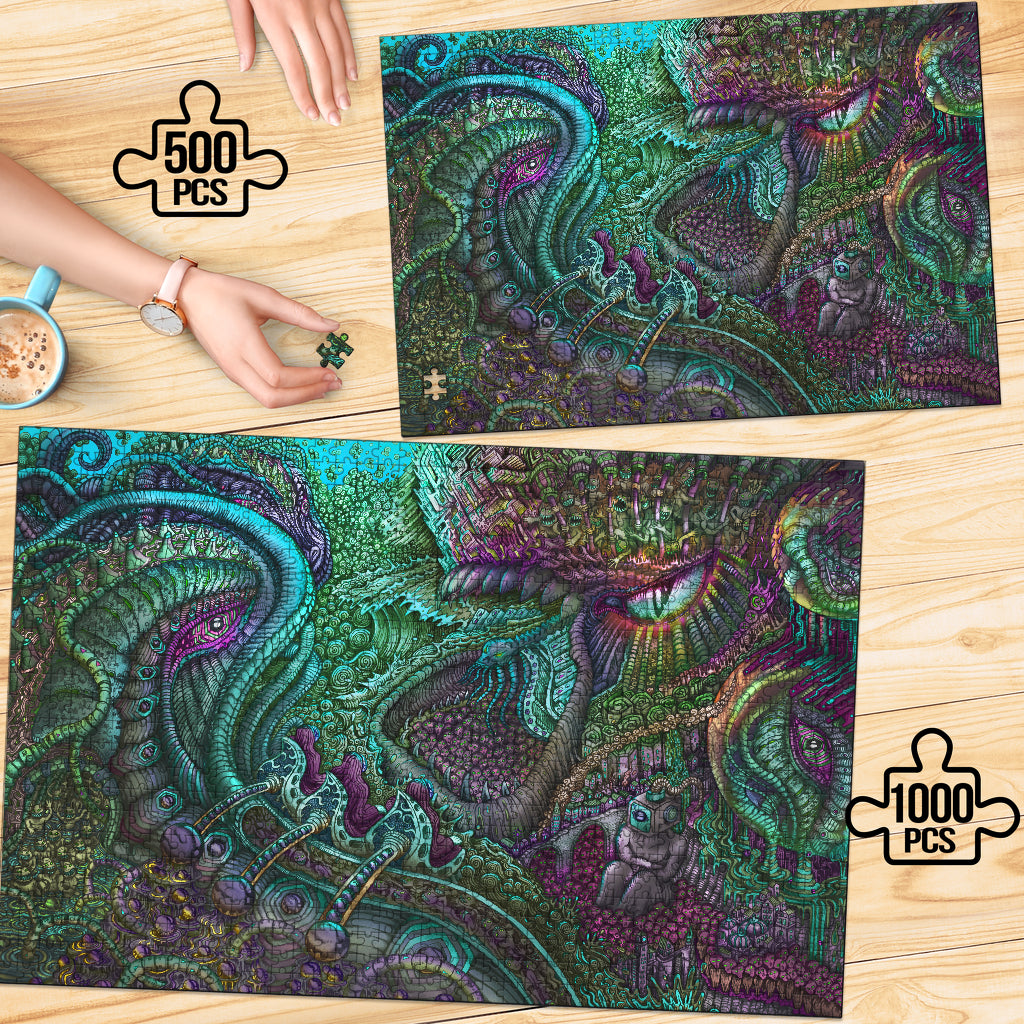 🌌🌀 The Dream that Ate Itself | Wooden Jigsaw Puzzle | POLARIS