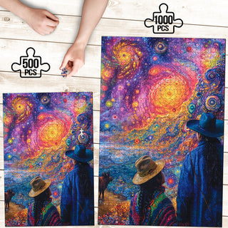 SHAMANSTIC SUNSET PUZZLE | ACIDMATH AI