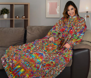 MANDALA ADLT SLEEVE BLANKET | LACHLAN WARDLAW