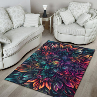 FLOWER BLOOMING RUG | ACIDMATH AI