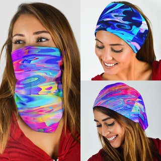 MAGENTA WAVES BANDANA 3 PACK | ARTDESIGNWORKS