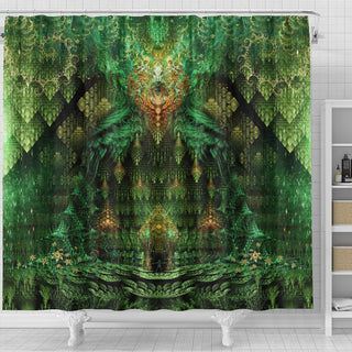 Seedkeeper's Vault - Green | Shower Curtain | POLARIS