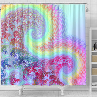 Rainbow Coast | Shower Curtain | POLARIS