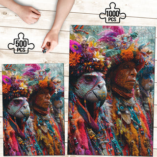 SHAMAN WORLD PUZZLE | ACIDMATH AI