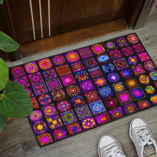 CHAKRAH MANDALA DOOR MAT | ACIDMATH AI