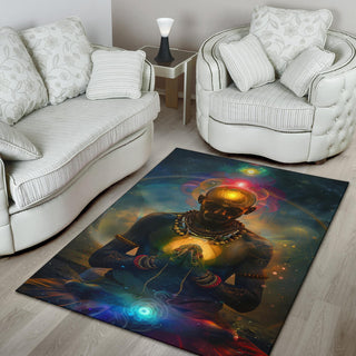 MEDITATING CHAKRAH RUG | ACIDMATH AI