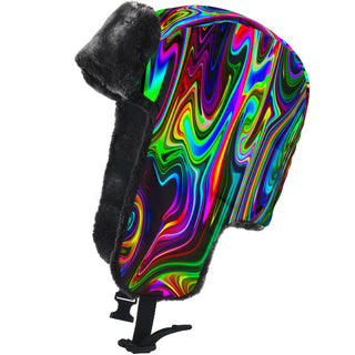 ACID DROP TRAPPER HAT | PSYCHEDELIC POUR HOUSE