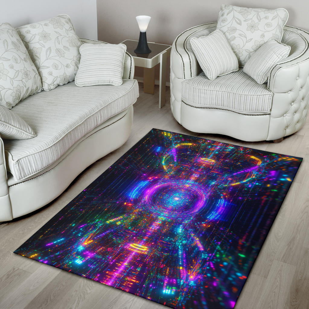 HYPER TENSION POINT RUG | ACIDMATH AI