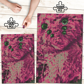 When The Catnip Hits | Vertical Puzzle | Makroverset