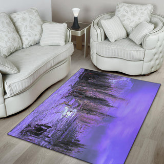 PURPLE SNOW RUG | HUBERT S