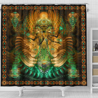 The Golden Goddess | Shower Curtain | POLARIS
