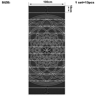 MANDALA STAIR STICKERS | BROCK SPRINGSTEAD