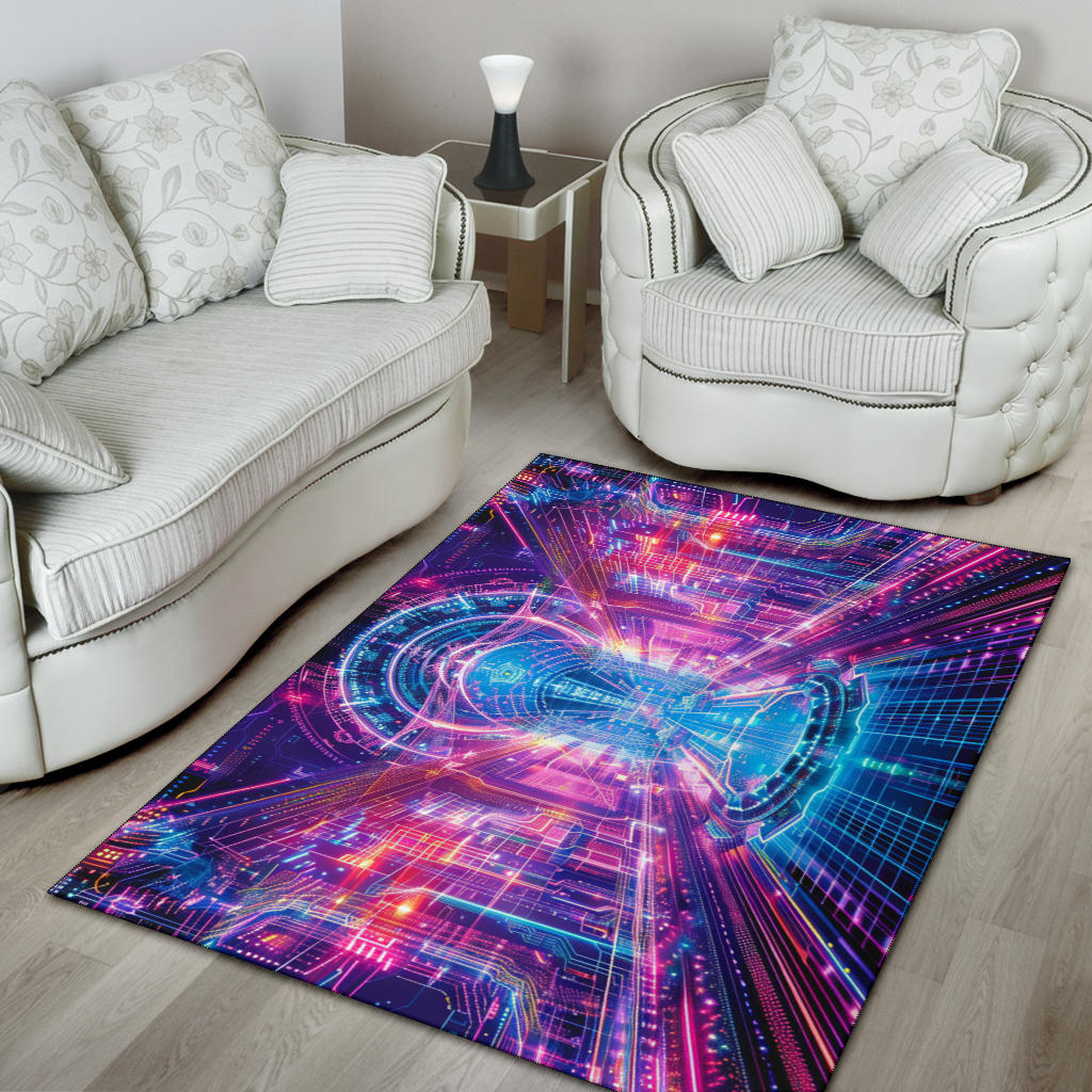 ROOM SYMMETRY RUG | ACIDMATH AI