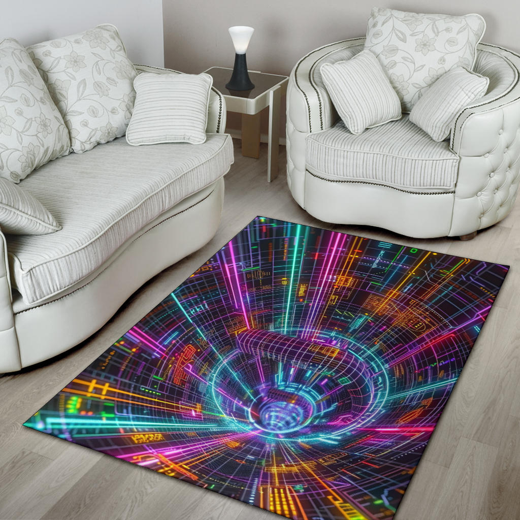 WORMHOLE RUG | ACIDMATH AI