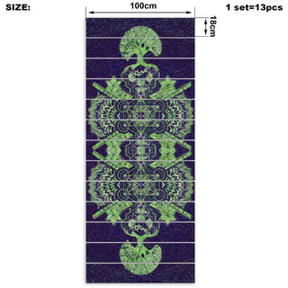 GEOMETRIC LIGHTBLUPURPLE STAIR STICKERS | MIL ET UNE