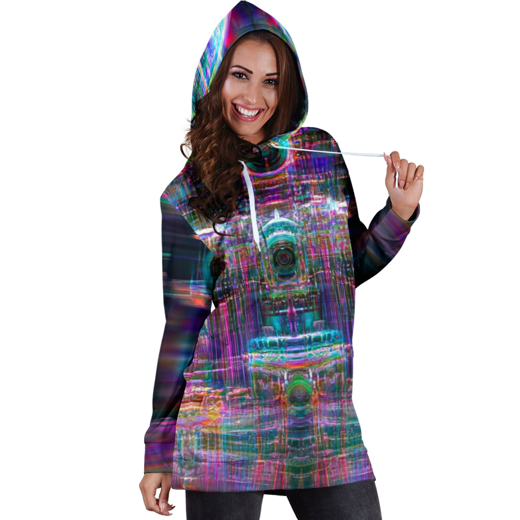 STRANGE IDEAS HOODIE DRESS | ACIDMATH AI