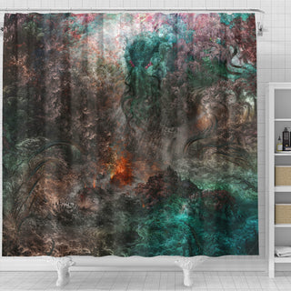 Fractal Cthulhu | Shower Curtain | POLARIS
