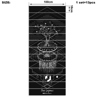 TREE GRID STAIR STICKERS | BROCK SPRINGSTEAD