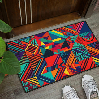SQUARES DOOR MAT | ACIDMATH AI