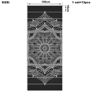 MANDALA 2 STAIR STICKERS | BROCK SPRINGSTEAD